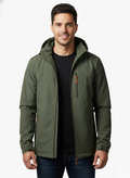 Robert Giacca Outdoor Uomo Imperméable & Linea-Vent – Respirante e Leggera Toute Saison