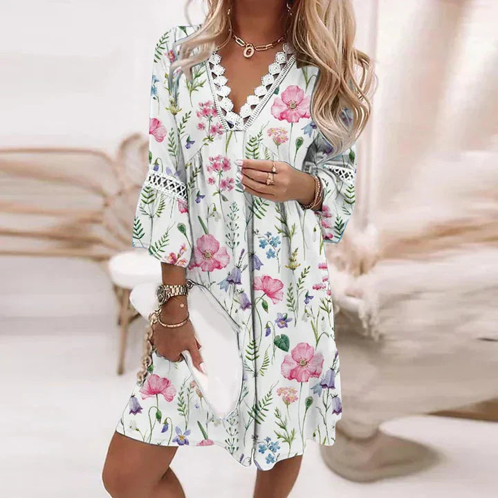 Robe d’Estate Cassandra – Légèreté Florale e Élégance Casual