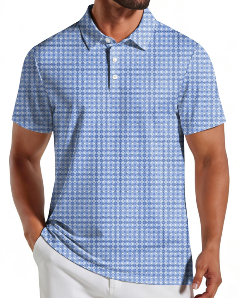 Nicolas Polo Uomo – Polo Golf Séchage Rapide, Stretch & Respirant UPF30+