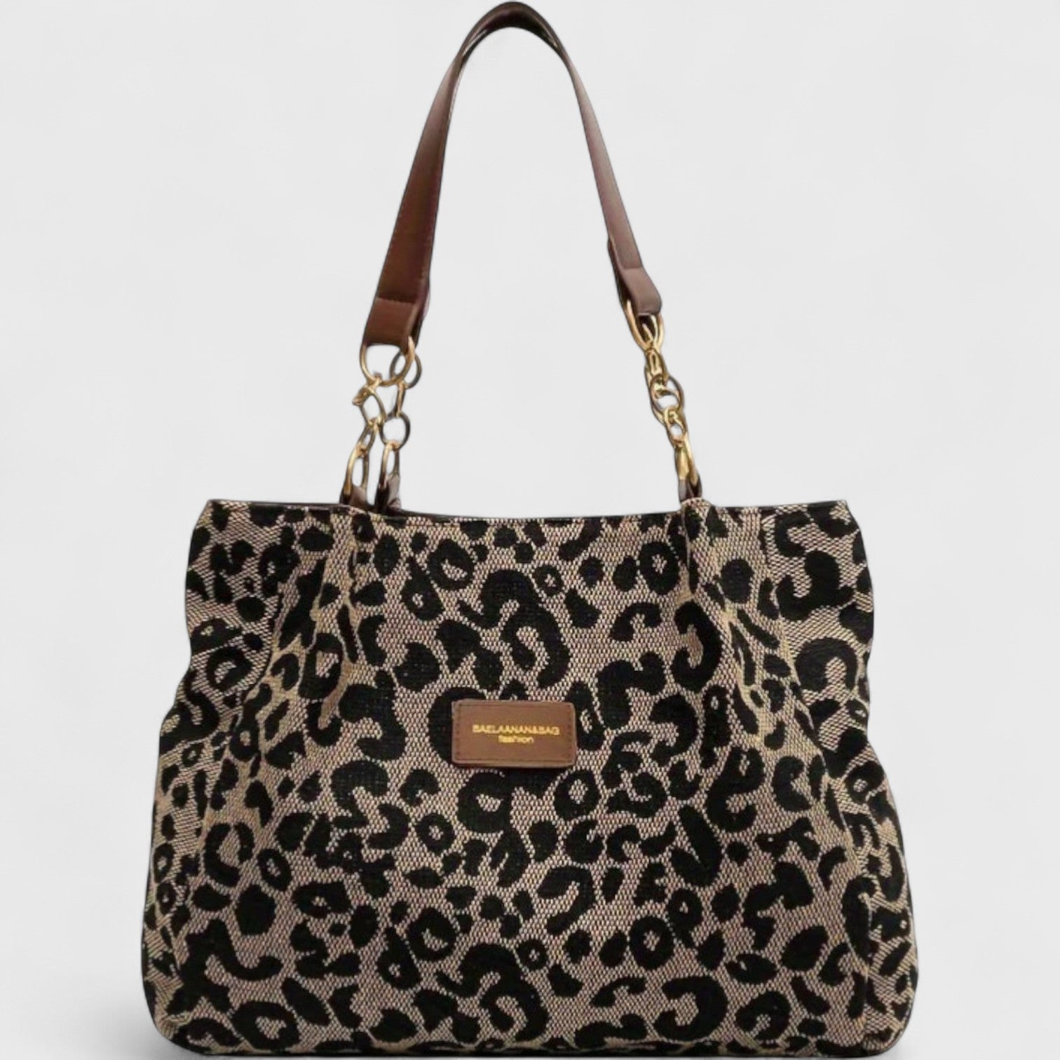 Kailany Borsa Shopping Donna in Toile – Grand Format Léopard con Anses & Bandoulière Regolabile