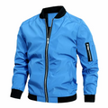 Zenio Bomber Uomo Essensio – Giacca Leggera Déperlante con Zip & Finitions Côtelées