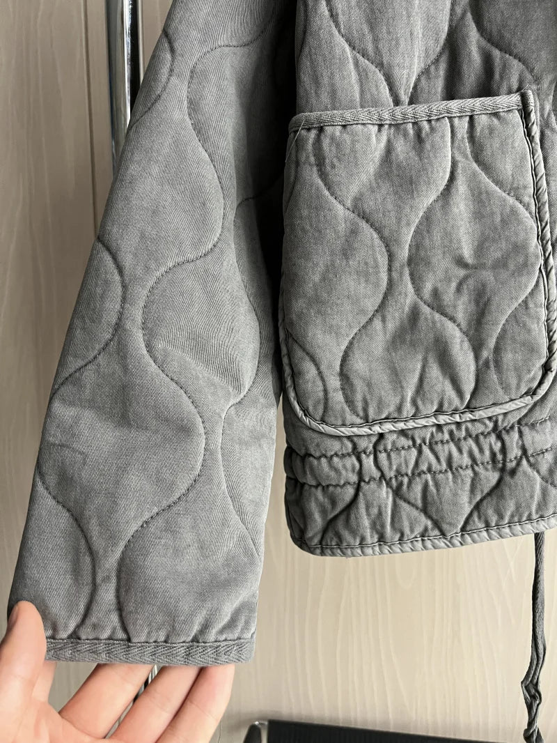 Zinnia Giacca Donna Matelassée – Giacca Inverno Zippée Chaude con Taille Réglable & Tasche
