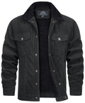 Legan Giacca Trucker Uomo in Velluto Côtelé – Doublure Sherpa, Chaleur & Style Casual