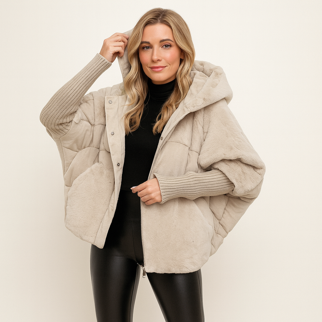 Sapphire Cappotto Inverno Donna – Giacca Chaude Unicolore con Linea Confortevole e Elegante