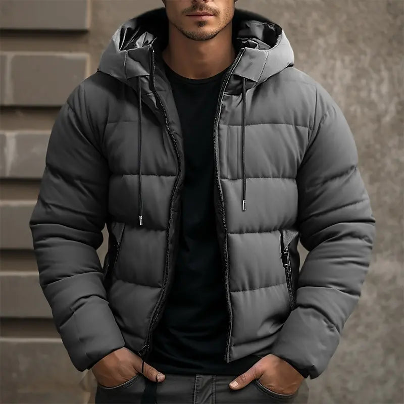 Marvin Cappotto Uomo – Longue Giacca d’Inverno Chaude & Confortevole con Tasche Pratiques