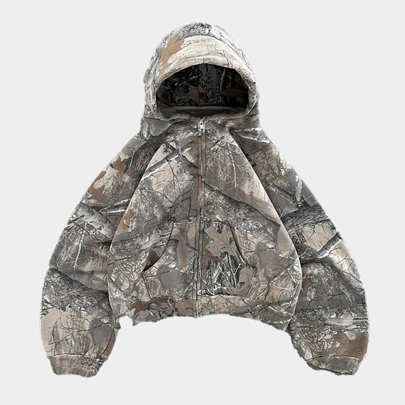Marlon Hoodie Uomo – Felpa con Cappuccio Camouflage Moderne, Confortevole & Polyvalent
