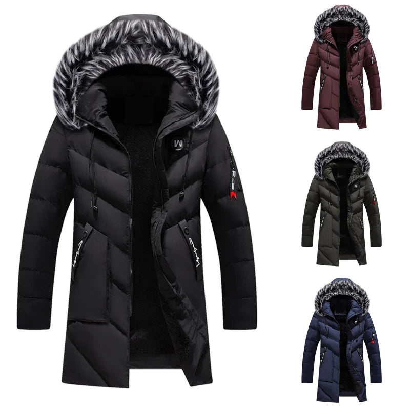 Ryan Cappotto Uomo d’Inverno – Isolation Chaude, Tissu Déperlant & Capuche Regolabile