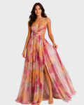 Jerline Abito Longue Donna – Stampa Floral, Bretella Fines & Linea Fluida Elegante
