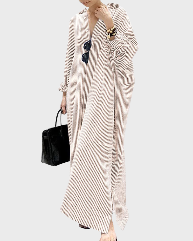 Hermina Abito Donna – Scollo a V Bretella Fines, Linea Mini & Taille Regolabile con Tasche Estate