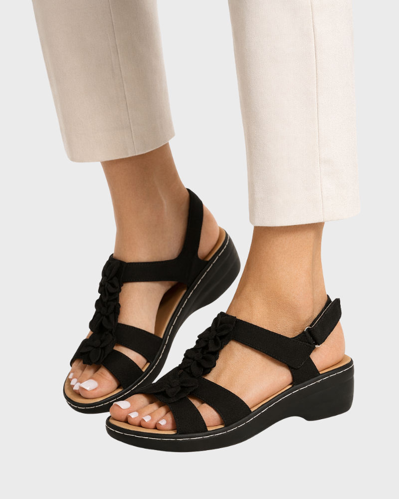 Josefina Sandali Donna – Comfort Optimal, Semelle Amortissante & Style Elegante