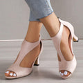 Sandales a Tacchi Donna Cassie – Eleganti Scarpe Ouvertes con Découpes & Semelle di Soutien