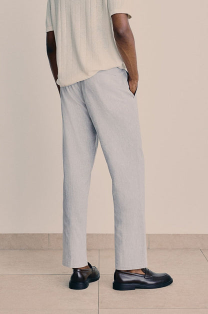 Pantaloni Uomo casual, vita elasticizzata con coulisse — vista 8
