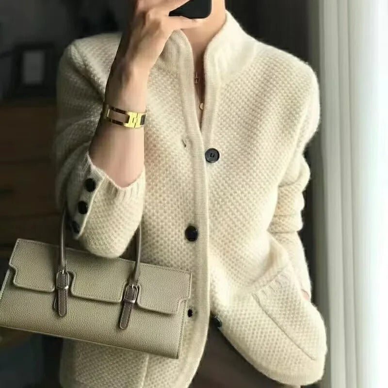 Xyla Cardigan Donna – Cardigan Douillet e Sophistiqué al Style Elegante e Confortevole