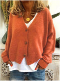 Rowyn Cardigan Donna – Cardigan Confortevole a Maglia Morbida con Décolleté in V Elegante