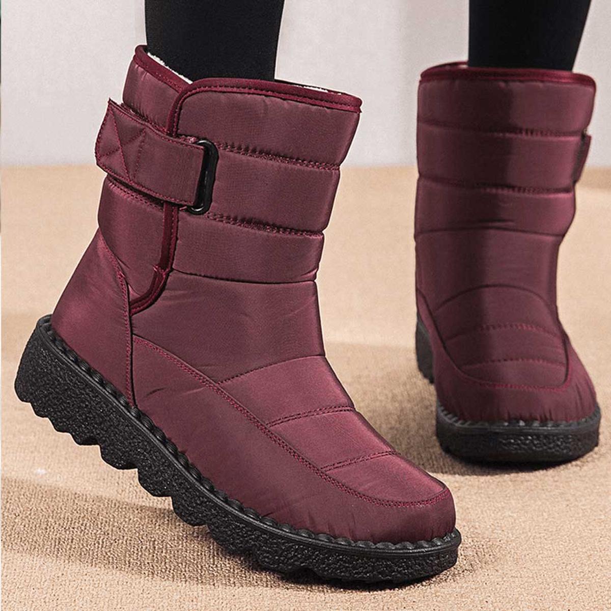 Loisa Stivali d’Inverno Imperméables – Stivali Antidérapantes Doublées Fourrure per Neige
