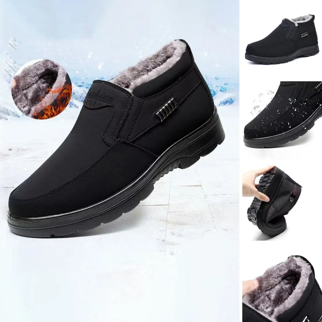 Ryan Scarpe Inverno Uomo – Chaudes Scarpe Thermiques a Enfiler con Doublure Peluche
