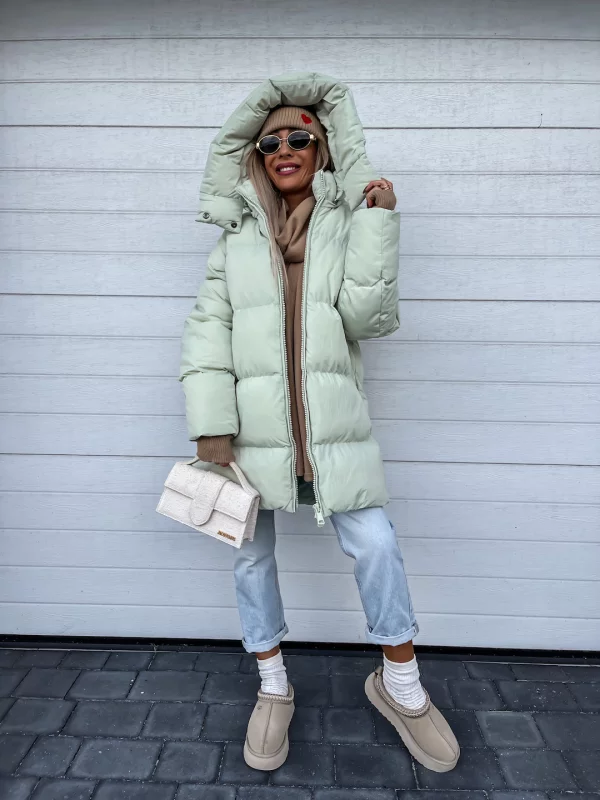 Sheila Cappotto Donna d’Inverno – Caldo, Épais con Capuche Intégrée & Fermeture Éclair