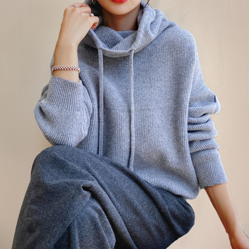 Isabelle Maglione Donna in Mérinos a Dolcevita – Maglione Elegante, Leggero & Caldo al Style Intemporel