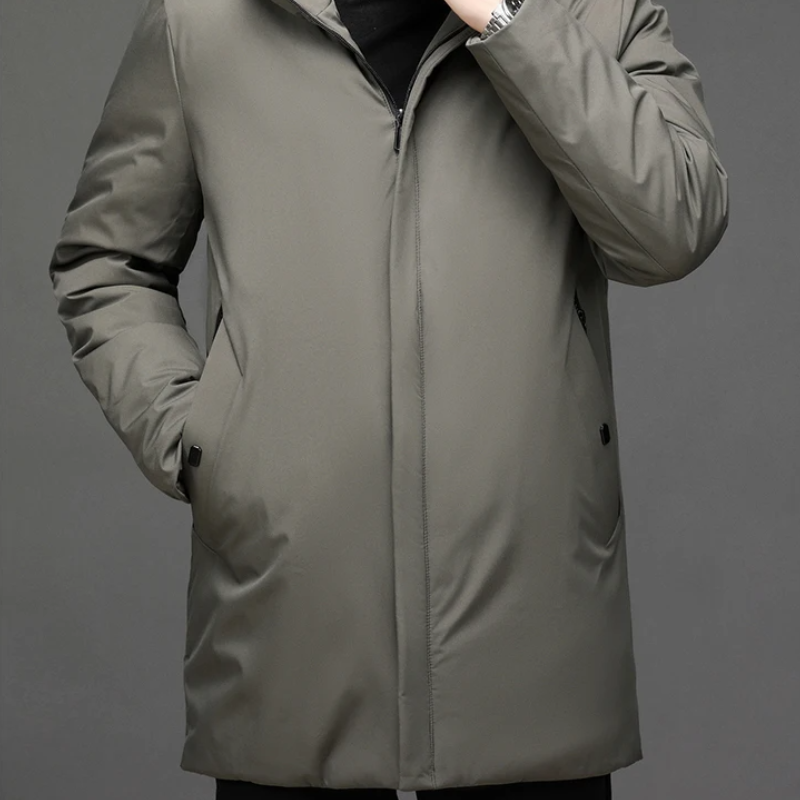 Jamiel Giacca d’Inverno Uomo Imperméable – Cappotto Linea Regular con Capuche Linea-Vent