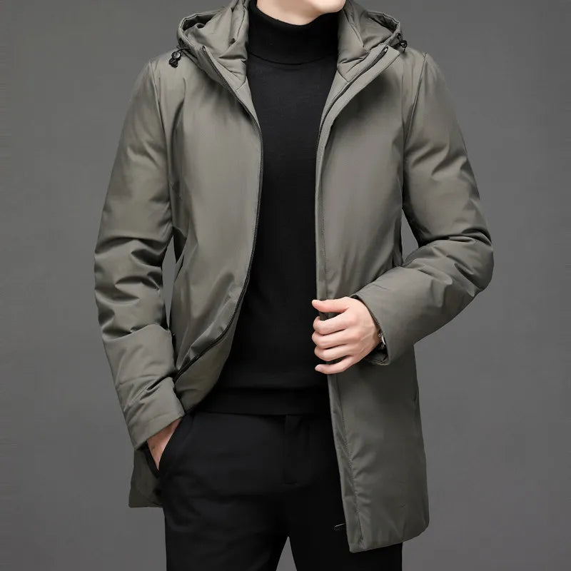 Jamiel Giacca d’Inverno Uomo Imperméable – Cappotto Linea Regular con Capuche Linea-Vent