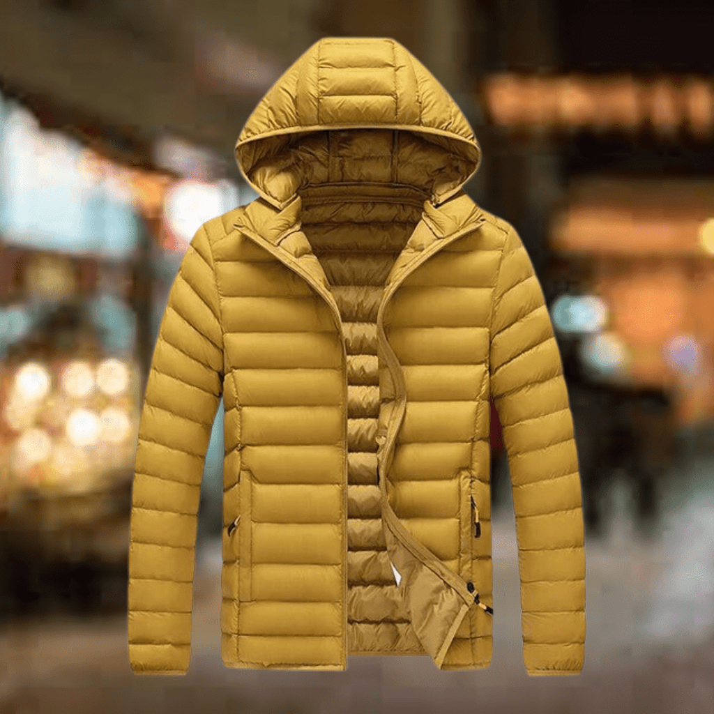 Liam Giacca Matelassée Uomo – Cappotto Isolant con Capuche e Linea Relax
