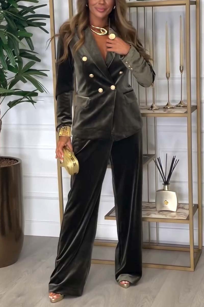 Lora Ensemble Velluto Donna – Costume Luxe Deux-Pièces al Tissu Morbido e Design Polyvalent