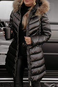 Marley Cappotto d’Inverno Donna – Giacca Chaude in Cotone Morbido con Design Elegante a Capuche