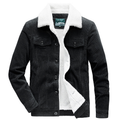 Mason Giacca Trucker Uomo – Velluto Côtelé, Doublure Sherpa & Col Teddy