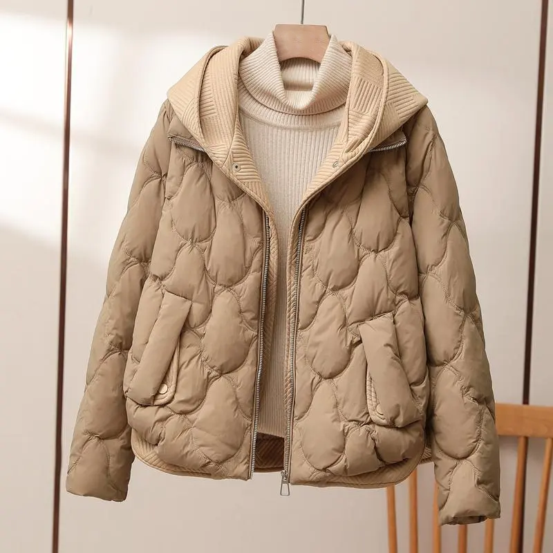 Oline Doudoune Courte Donna – Giacca Matelassée Elegante con Capuche & Fermeture Zippée
