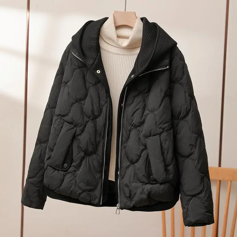 Oline Doudoune Courte Donna – Giacca Matelassée Elegante con Capuche & Fermeture Zippée