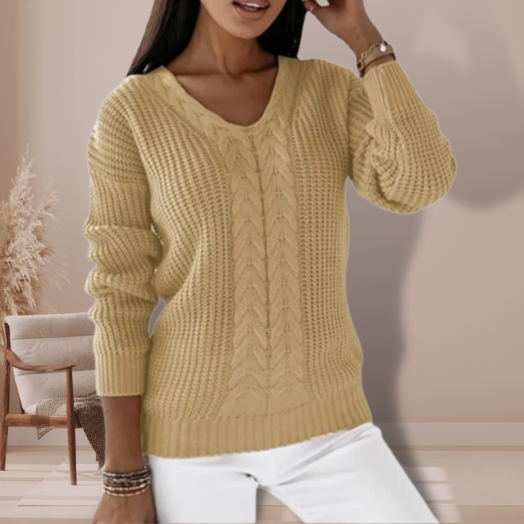 Oriana Maglione in Maglia per Donna – Top in Maglia Morbido e Caldo con Linea Elegante per un Comfort Quotidien