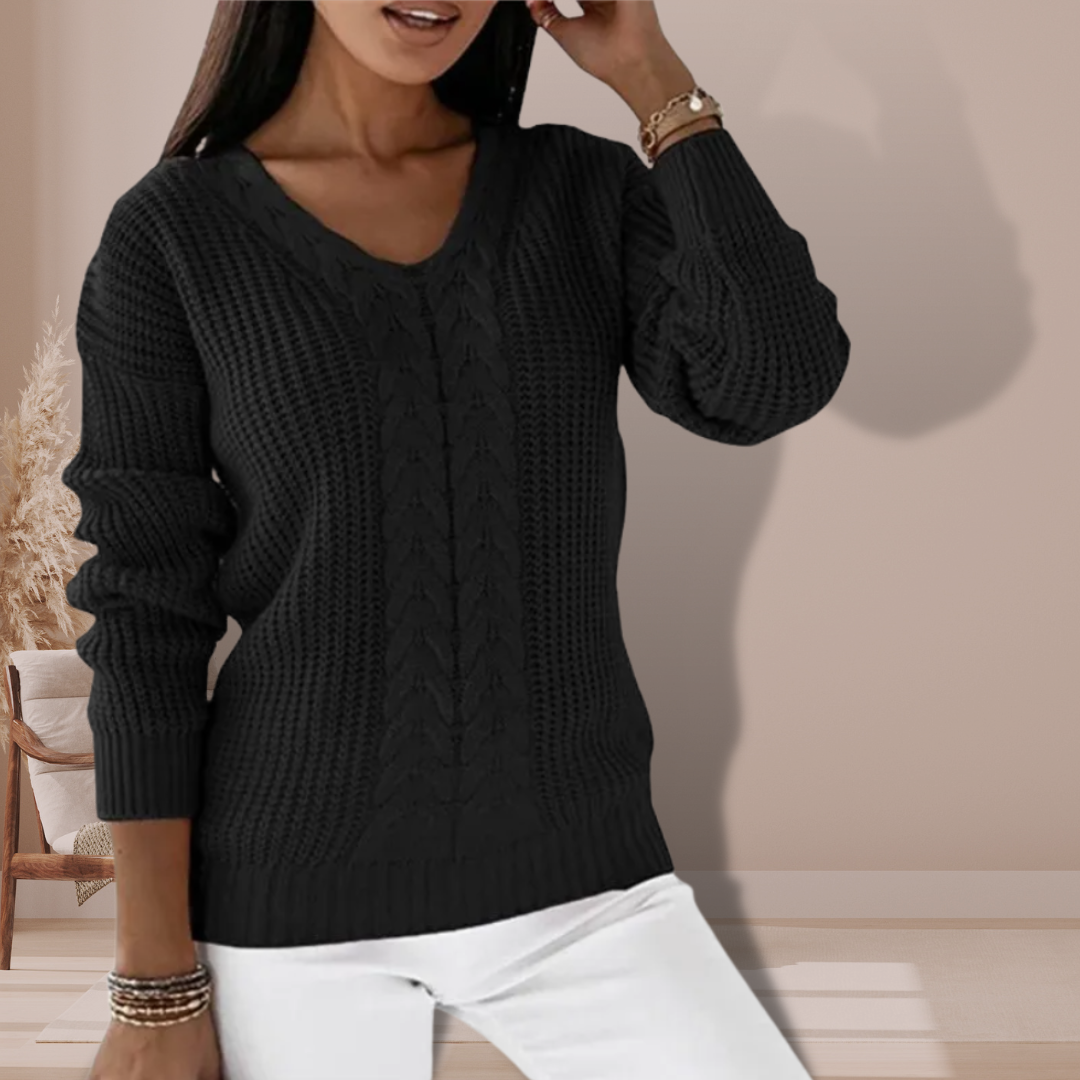 Oriana Maglione in Maglia per Donna – Top in Maglia Morbido e Caldo con Linea Elegante per un Comfort Quotidien