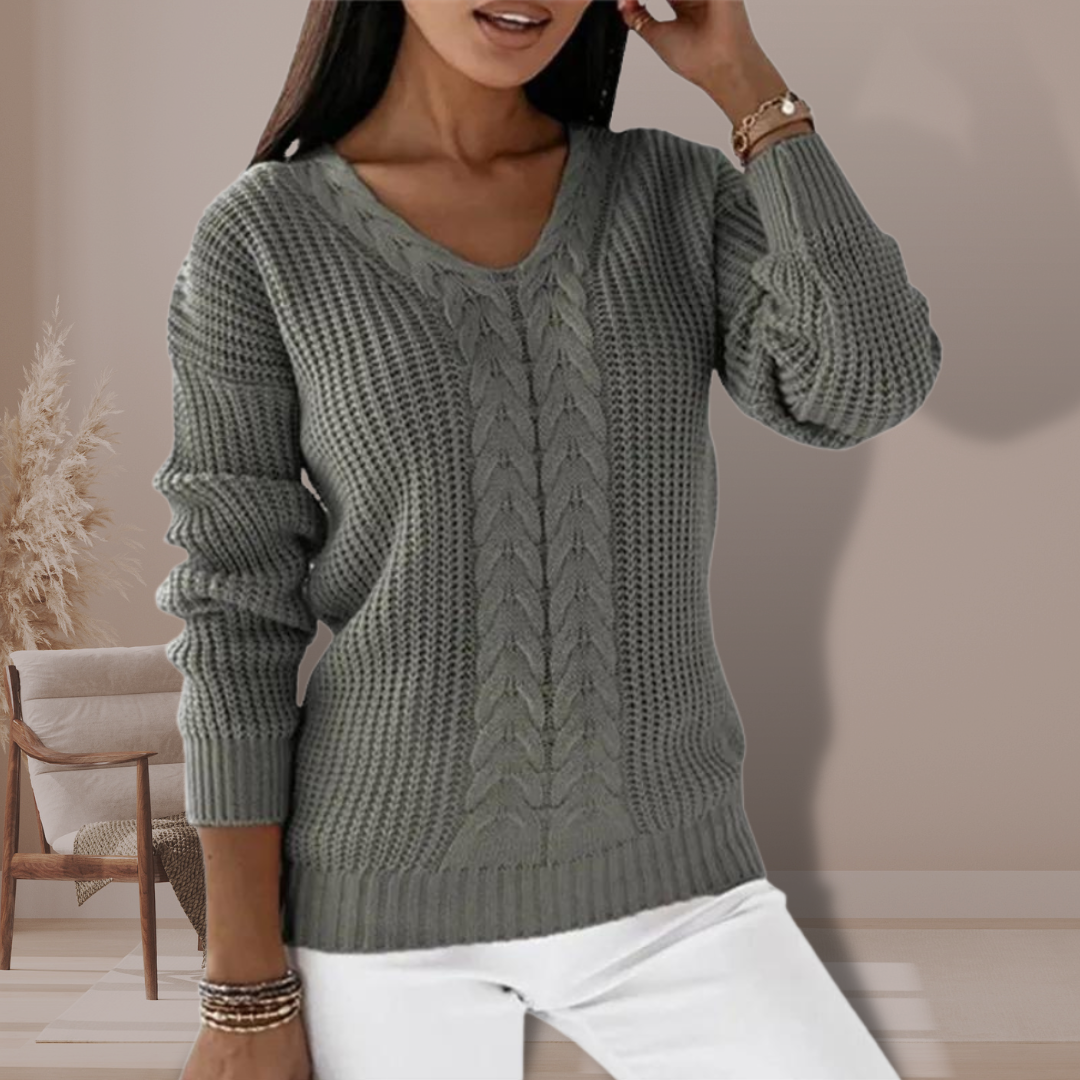 Oriana Maglione in Maglia per Donna – Top in Maglia Morbido e Caldo con Linea Elegante per un Comfort Quotidien