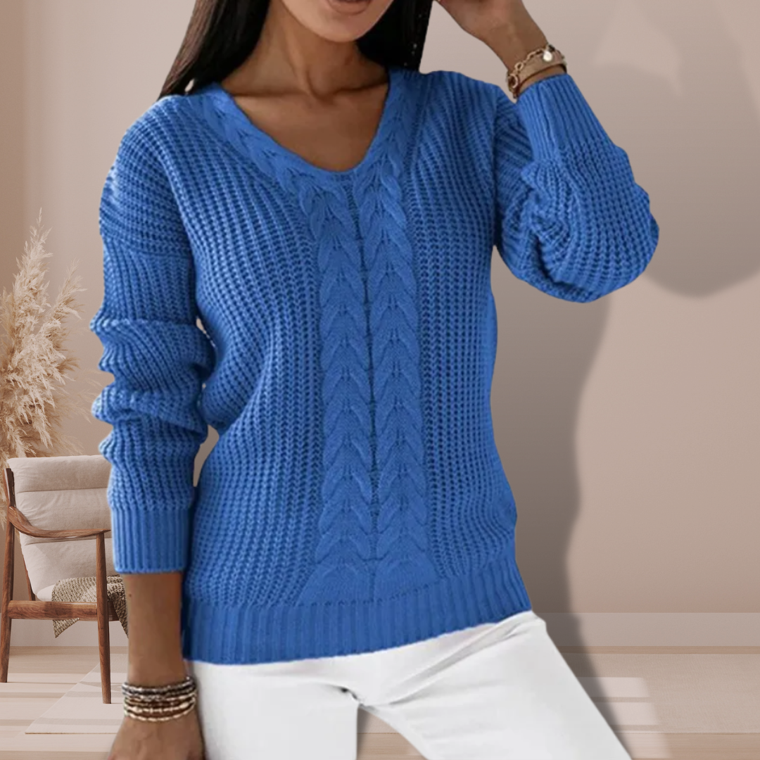 Oriana Maglione in Maglia per Donna – Top in Maglia Morbido e Caldo con Linea Elegante per un Comfort Quotidien