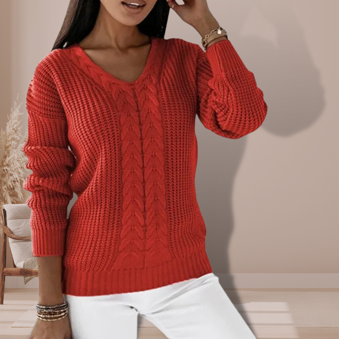 Oriana Maglione in Maglia per Donna – Top in Maglia Morbido e Caldo con Linea Elegante per un Comfort Quotidien