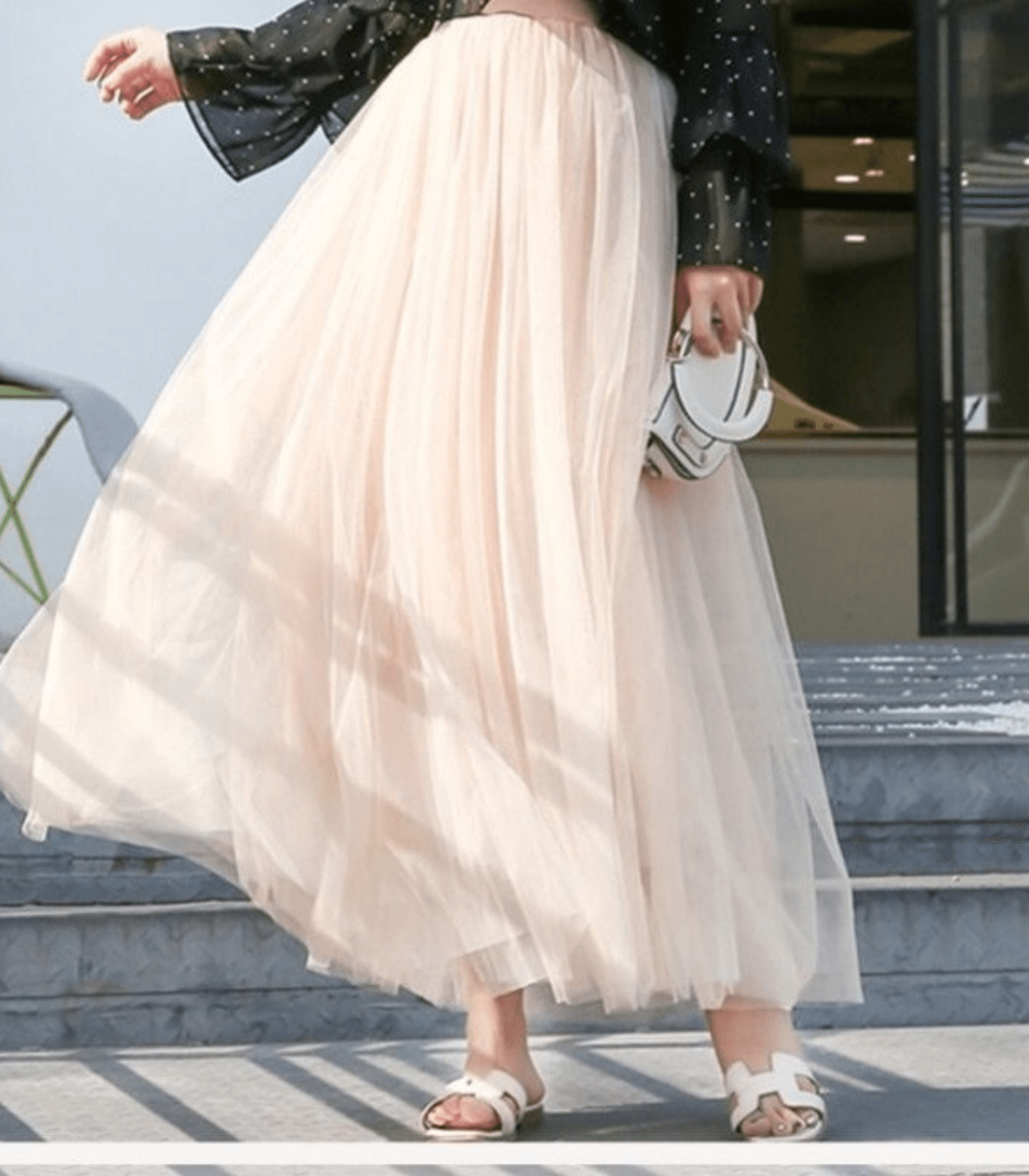 Shandria Gonna in Tulle Donna – Gonna Midi Leggera in Tulle e Polyester, Linea Elegante e Fluida