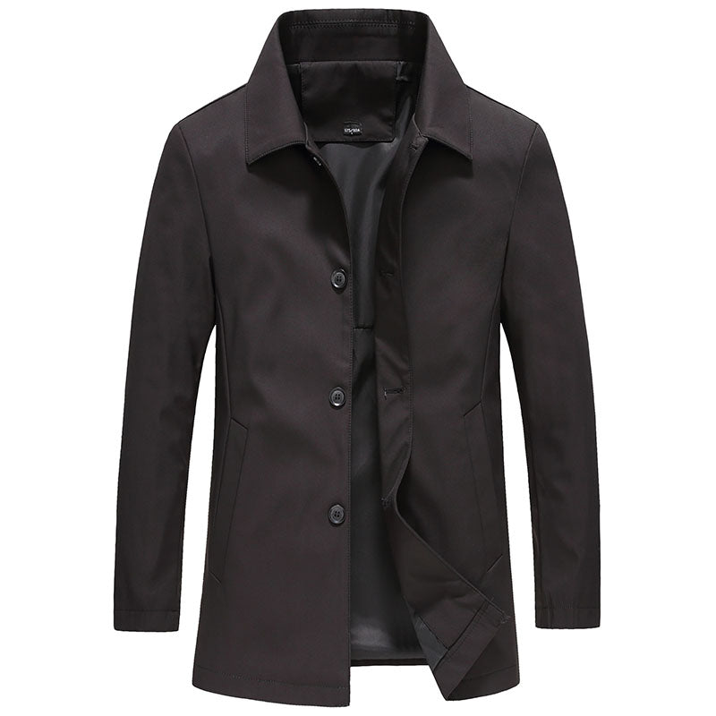 Matt Cappotto Uomo Mi-Long – Elegante, Linea Moderne & Col a Revers Classique