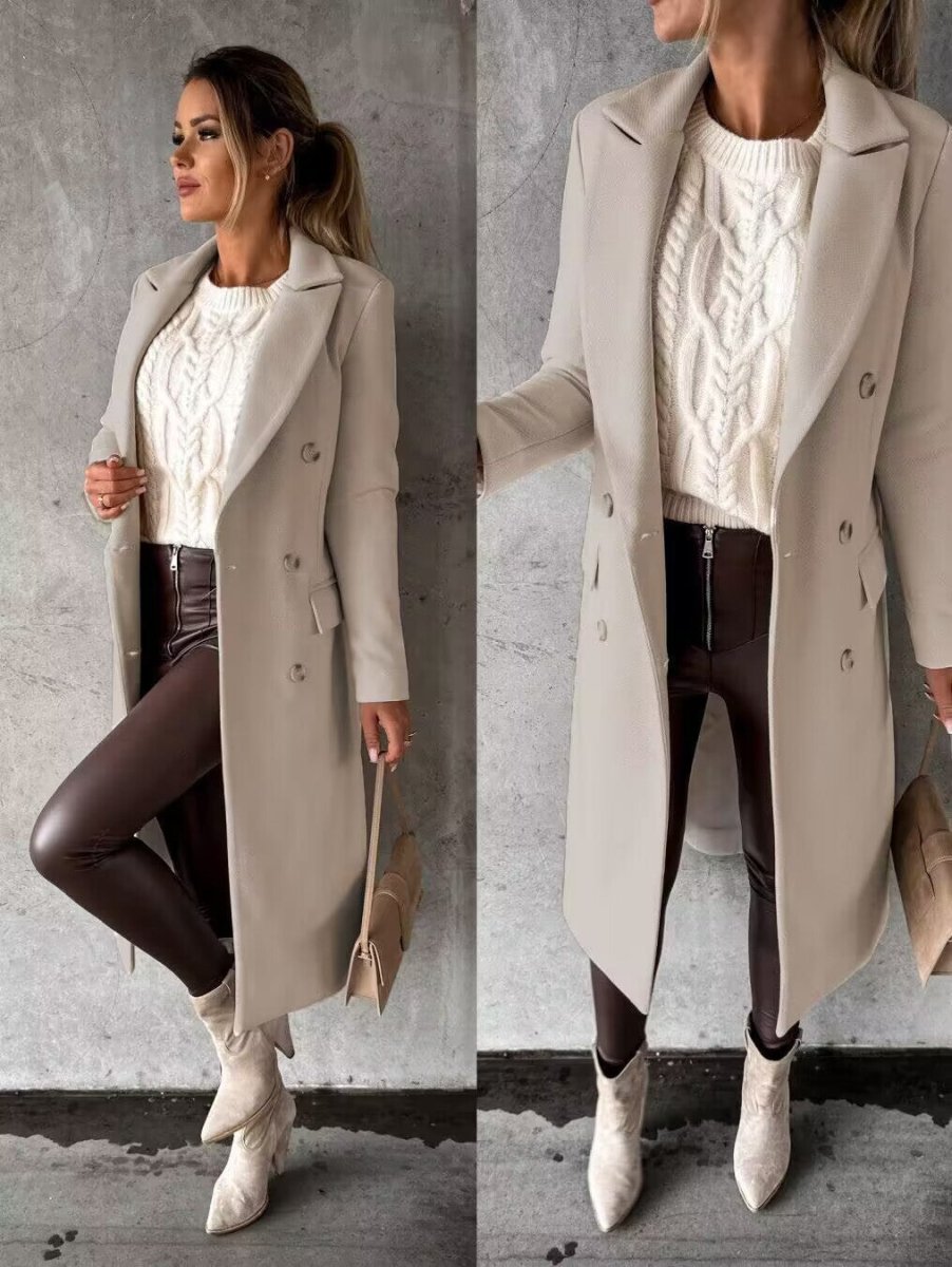 Laura Cappotto Donna Long Inverno – Elegante, Caldo & Sophistiqué al Style Intemporel