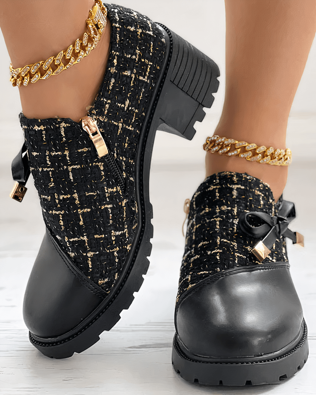Tiana Mocassins Eleganti Donna – Scarpe a petit talon chics per il travail, i événements & il Comfort quotidien