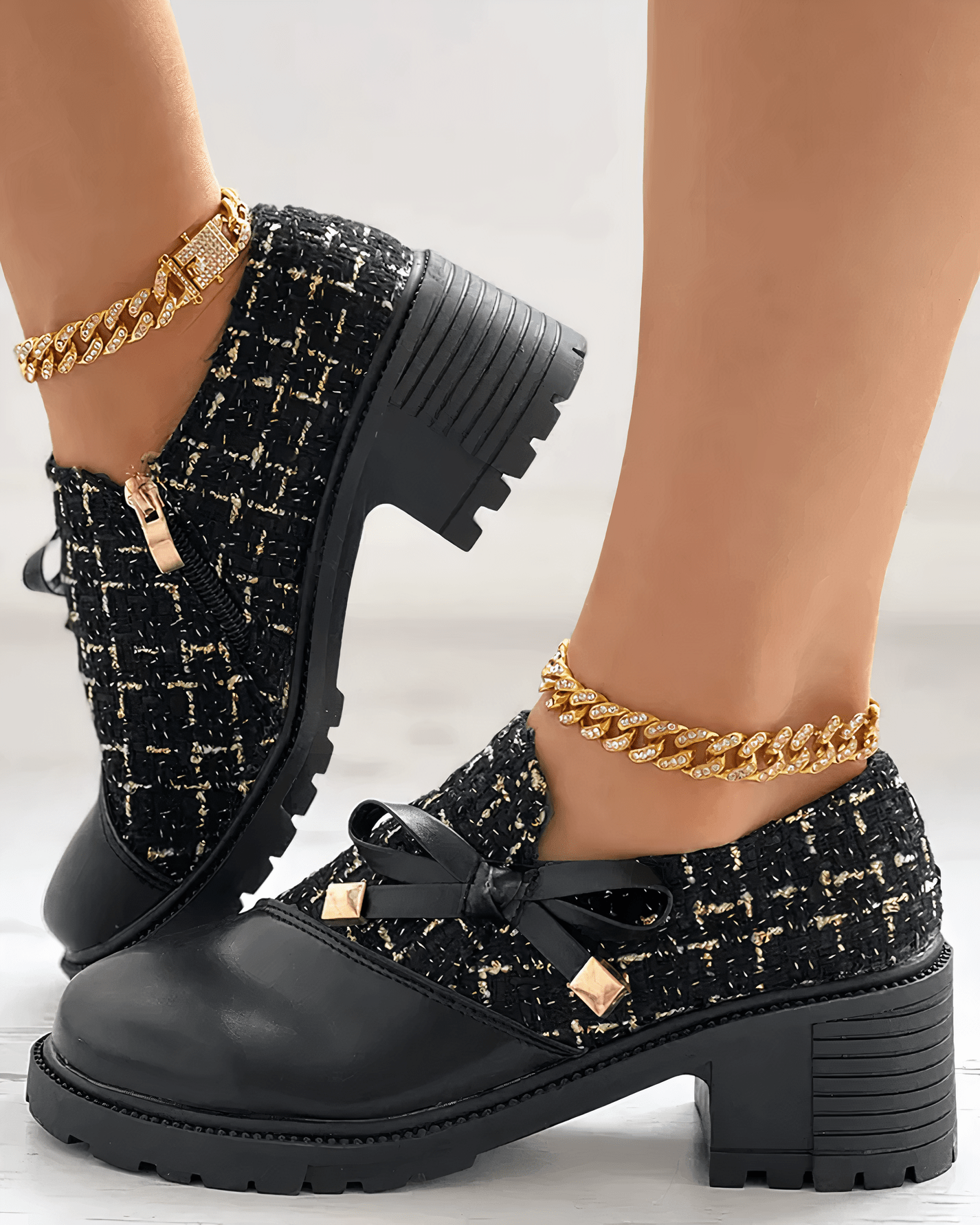 Tiana Mocassins Eleganti Donna – Scarpe a petit talon chics per il travail, i événements & il Comfort quotidien