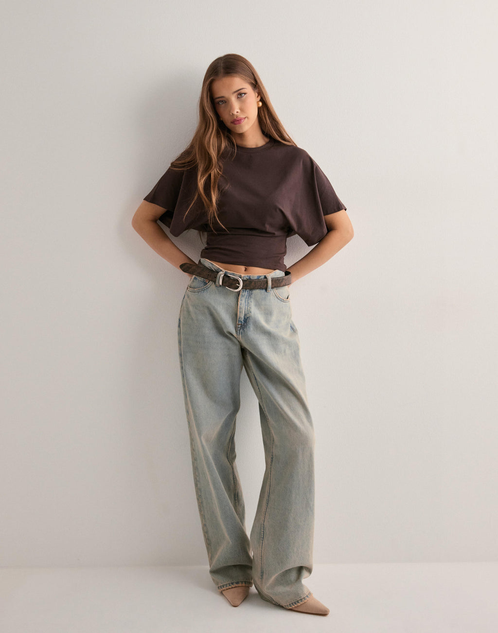 Isabelle T-Shirt Donna – T-Shirt Elegante con Manches Évasées e Linea Cintrée Flatteuse