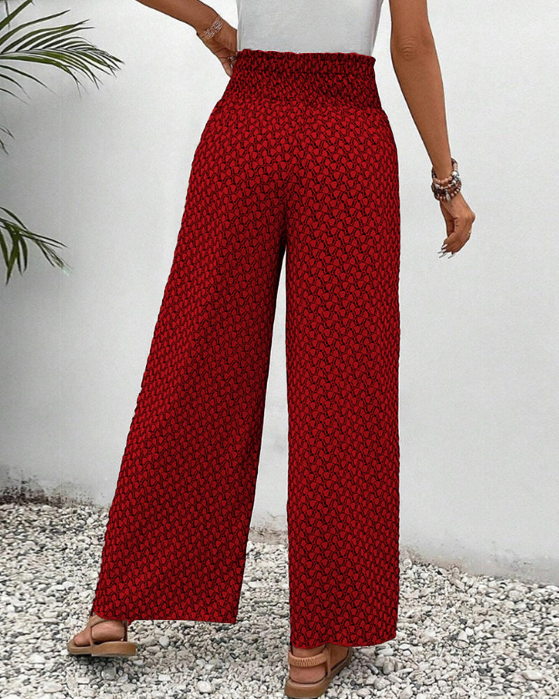 Henriette Pantalone Large Donna – Vita Alta, Linea Flatteuse & Tissu Confortevole