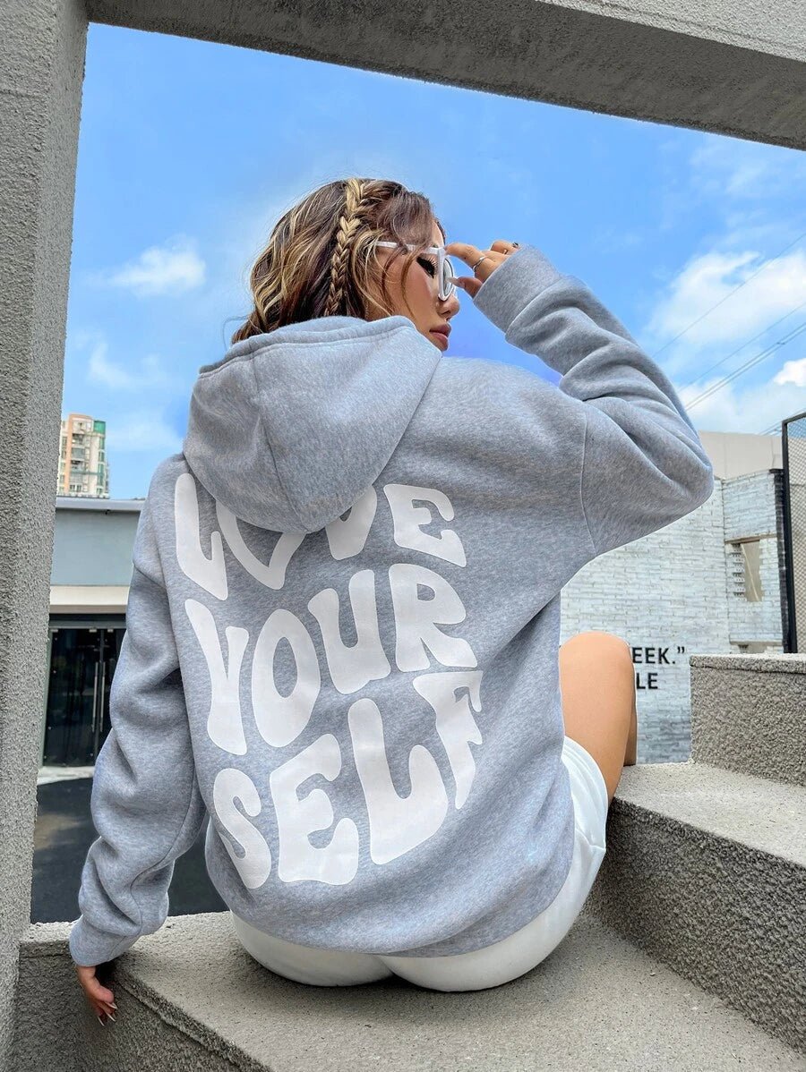 Joceline Felpa con Cappuccio Donna – Felpa con Cappuccio oversize Morbido con Linea moderne e Casual