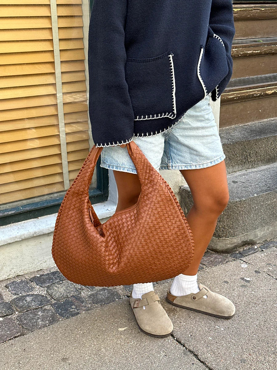 Louisa Borsa Hobo Donna – Tressé Elegante, Spacieux & Style Intemporel