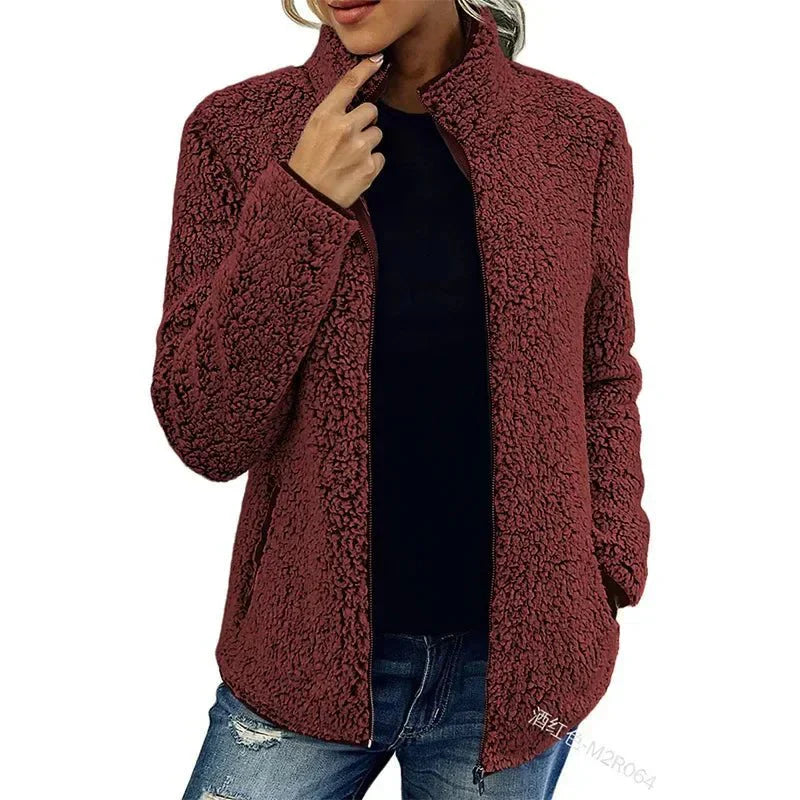 Neriah Giacca Donna – Polaire d’Inverno Chic & Chaude, Elegante e Confortevole