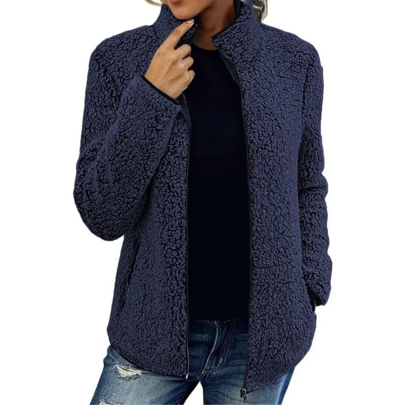 Neriah Giacca Donna – Polaire d’Inverno Chic & Chaude, Elegante e Confortevole