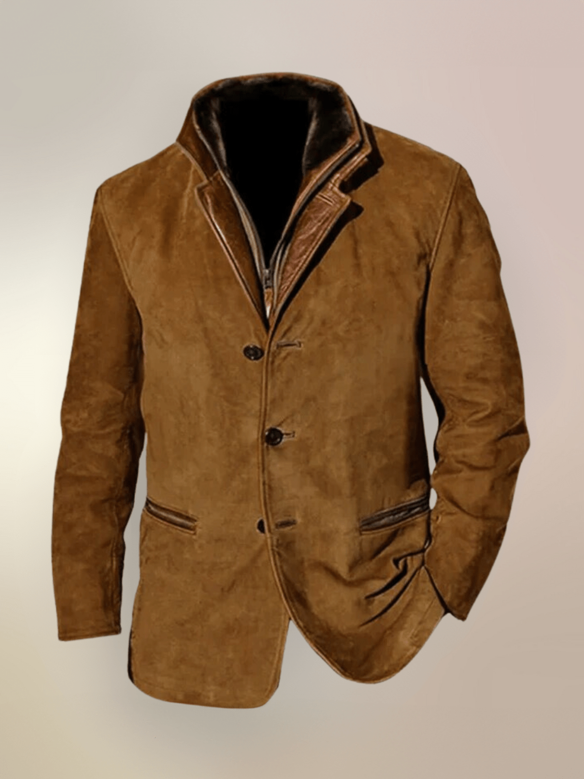 Vern Giacca Uomo – Giacca in Cuir Vintage Elegante & Durable al Style Intemporel